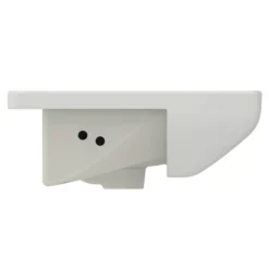 Ideal Standard I.life A White Rectangular Semi-recessed Basin (W)50cm 12 Ideal Standard I.life A White Rectangular Semi-recessed Basin (W)50cm -Crystal Bathware ideal standard i life a white rectangular semi recessed basin w 50cm5017830554356 04c bq