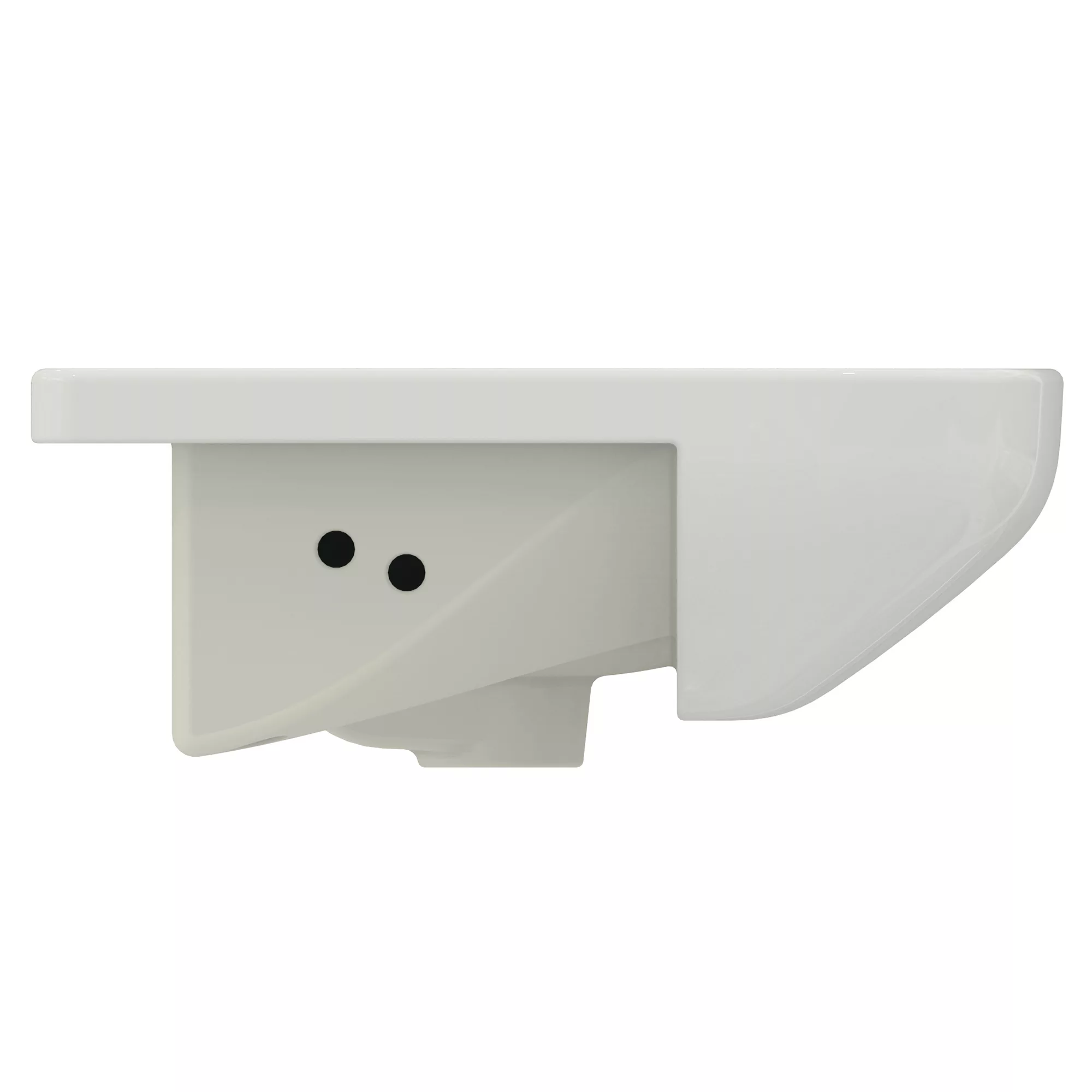Ideal Standard I.life A White Rectangular Semi-recessed Basin (W)50cm 6 Ideal Standard I.life A White Rectangular Semi-recessed Basin (W)50cm - Image 4