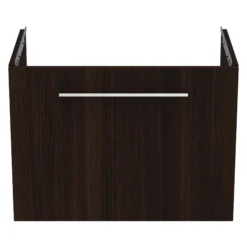 Ideal Standard I.life S Compact Coffee Brown Oak Effect Wall-mounted Bathroom Vanity Unit (H)44cm (W)60cm -Crystal Bathware ideal standard i life s compact coffee brown oak effect wall mounted bathroom vanity unit h 44cm w 60cm8014140502975 04c bq