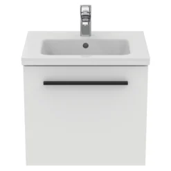 Ideal Standard I.life S Compact Matt White Wall-mounted Bathroom Vanity Unit (H)44cm (W)50cm -Crystal Bathware ideal standard i life s compact matt white wall mounted bathroom vanity unit h 44cm w 50cm8014140502906 03c bq