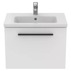 Ideal Standard I.life S Compact Matt White Wall-mounted Bathroom Vanity Unit (H)44cm (W)60cm -Crystal Bathware ideal standard i life s compact matt white wall mounted bathroom vanity unit h 44cm w 60cm8014140502968 03c bq