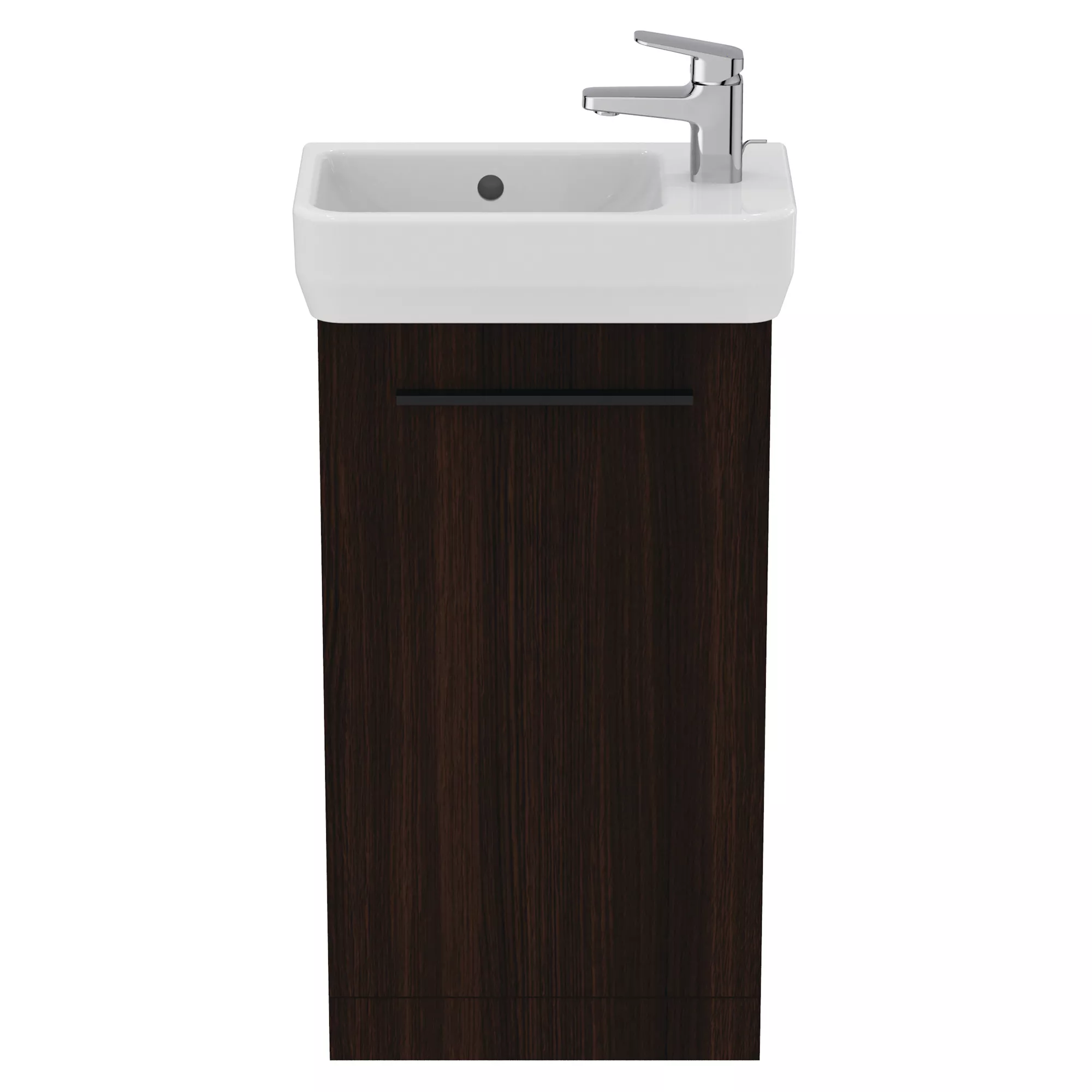 Ideal Standard I.life S Matt Coffee Oak Freestanding Bathroom Vanity Unit (H)74cm (W)41cm 7 Ideal Standard I.life S Matt Coffee Oak Freestanding Bathroom Vanity Unit (H)74cm (W)41cm - Image 5
