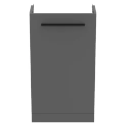 Ideal Standard I.life S Matt Quatz Grey Freestanding Bathroom Vanity Unit (H)74cm (W)41cm -Crystal Bathware ideal standard i life s matt quatz grey freestanding bathroom vanity unit h 74cm w 41cm8014140496175 03c bq