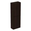 Ideal Standard I.life S Satin Coffee Oak Effect Single Wall-mounted Bathroom Cabinet (H)120cm (W)40cm -Crystal Bathware ideal standard i life s satin coffee oak effect single wall mounted bathroom cabinet h 120cm w 40cm8014140502883 01c bq