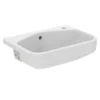 Ideal Standard I.life S White Rectangular Semi-recessed Basin (W)50cm -Crystal Bathware ideal standard i life s white rectangular semi recessed basin w 50cm5017830557043 01c bq