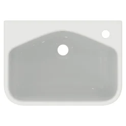 Ideal Standard I.life S White Rectangular Semi-recessed Basin (W)50cm 12 Ideal Standard I.life S White Rectangular Semi-recessed Basin (W)50cm -Crystal Bathware ideal standard i life s white rectangular semi recessed basin w 50cm5017830557043 04c bq