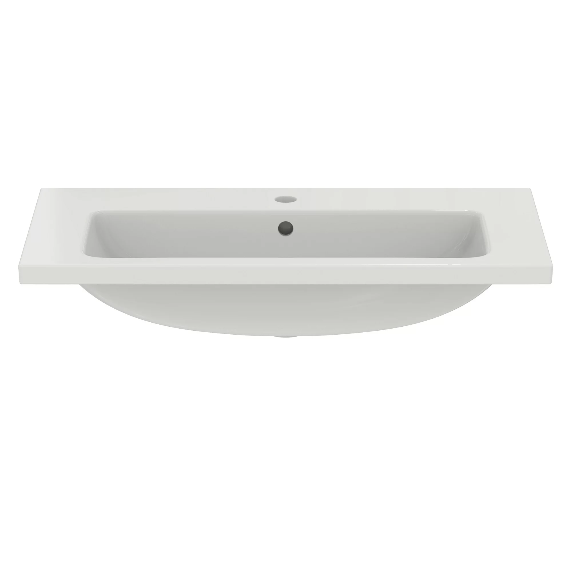 Ideal Standard I.life S White Rectangular Vanity Basin (W)80cm 4 Ideal Standard I.life S White Rectangular Vanity Basin (W)80cm - Image 2