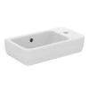 Ideal Standard I.life S White Rectangular Wall-mounted Basin (W)45cm -Crystal Bathware ideal standard i life s white rectangular wall mounted basin w 45cm5017830557036 01c bq