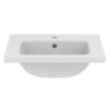Ideal Standard I.life S White Rectangular Wall-mounted Vanity Basin (W)50cm -Crystal Bathware ideal standard i life s white rectangular wall mounted vanity basin w 50cm8014140491705 02c bq