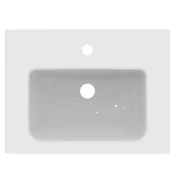 Ideal Standard I.life S White Rectangular Wall-mounted Vanity Basin (W)50cm -Crystal Bathware ideal standard i life s white rectangular wall mounted vanity basin w 50cm8014140491705 04c bq