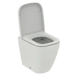 Ideal Standard I.life S White Standard Back To Wall Square Toilet Set With Soft Close Seat -Crystal Bathware ideal standard i life s white standard back to wall square toilet set with soft close seat5059340842240 04c BQ