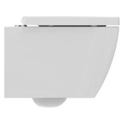 Ideal Standard I.life S White Wall Hung Toilet Pan With Soft Close Seat -Crystal Bathware ideal standard i life s white wall hung toilet pan with soft close seat5059340842325 06c BQ