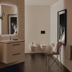 Ideal Standard I.life S White Wall Hung Toilet Pan With Soft Close Seat -Crystal Bathware ideal standard i life s white wall hung toilet pan with soft close seat5059340842325 09i BQ