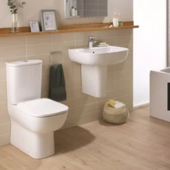 Ideal Standard Studio Echo White Short Projection Close-coupled Toilet Set With Soft Close Seat -Crystal Bathware ideal standard studio echo white short projection close coupled toilet set with soft close seat3663602367512 01i bq