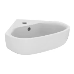 Ideal Standard Studio Echo White Wall-mounted Corner Basin (W)45cm