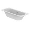 Ideal Standard Tesi White Acrylic Square Bath Rectangular Double Ended Bath (L)1695mm (W)695mm -Crystal Bathware ideal standard tesi white acrylic square bath rectangular double ended bath l 1695mm w 695mm8014140448112 01c bq