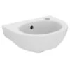 Ideal Standard Tirso Gloss White Round Wall-mounted Cloakroom Basin (W)35cm -Crystal Bathware ideal standard tirso gloss white round wall mounted cloakroom basin w 35cm5017830555711 01c bq