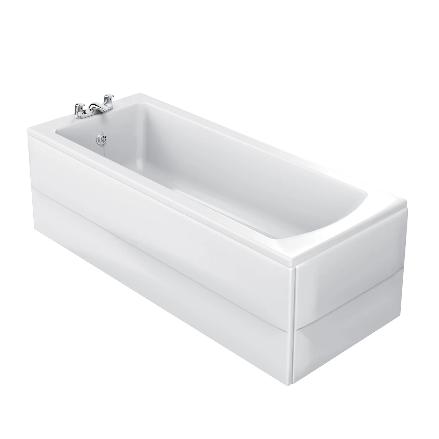 Ideal Standard Vue White Front Bath Panel (W)1700mm 3 Ideal Standard Vue White Front Bath Panel (W)1700mm