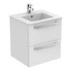 Ideal Standard White Wall-mounted Vanity Unit & Basin Set (W)510mm (H)565mm