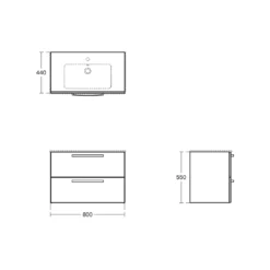 Ideal Standard White Wall-mounted Vanity Unit & Basin Set (W)815mm (H)565mm -Crystal Bathware ideal standard white wall mounted vanity unit basin set w 815mm h 565mm5059340515779 01t bq