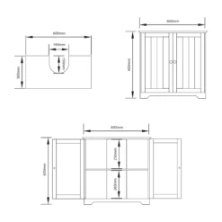 Lassic Rebecca Jones Matt Grey Double Sink Cabinet 11 Lassic Rebecca Jones Matt Grey Double Sink Cabinet -Crystal Bathware lassic rebecca jones matt grey double sink cabinet5056326795316 01t