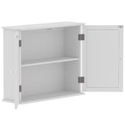 Lassic Rebecca Jones Matt White Double Mirrored Wall Cabinet (W)570mm (H)470mm -Crystal Bathware lassic rebecca jones matt white double mirrored wall cabinet w 570mm h 470mm5056326795248 03c