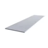 Matt White Marble Effect Chamfered Straight Edge Acrylic Bathroom Worktop 1.2cm X 122cm -Crystal Bathware matt white marble effect chamfered straight edge acrylic bathroom worktop 1 2cm x 122cm5065012980059 01c bq