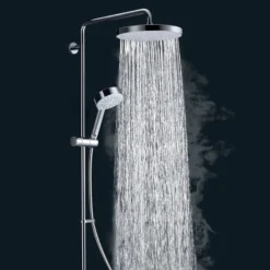 Mira Atom ERD Chrome Effect Shower -Crystal Bathware mira atom erd chrome effect shower5013181103571 35c bq