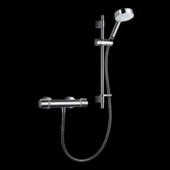 Mira Atom EV 4-spray Pattern Chrome Effect Thermostat Temperature Control Mixer Shower -Crystal Bathware mira atom ev 4 spray pattern chrome effect thermostat temperature control mixer shower5013181103564 01i