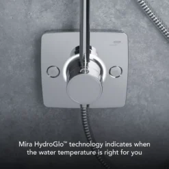 Mira Beacon Chrome Effect Rear Fed Shower -Crystal Bathware mira beacon chrome effect rear fed shower5013181113815 37c bq