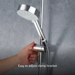 Mira Beacon Chrome Effect Rear Fed Shower -Crystal Bathware mira beacon chrome effect rear fed shower5013181113815 40c BQ