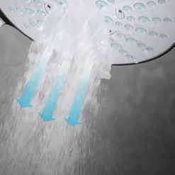 Mira Beat 4-spray Pattern Chrome Effect Shower Head -Crystal Bathware mira beat 4 spray pattern chrome effect shower head5013181070170 35c bq