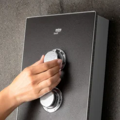 Mira Decor Dual Black Onyx Electric Shower, 10.8kW -Crystal Bathware mira decor dual black onyx electric shower 10 8kw5013181104745 05i bq