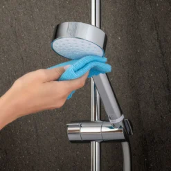 Mira Decor Dual Silver Effect Electric Shower, 10.8kW -Crystal Bathware mira decor dual silver effect electric shower 10 8kw5013181104714 05i bq