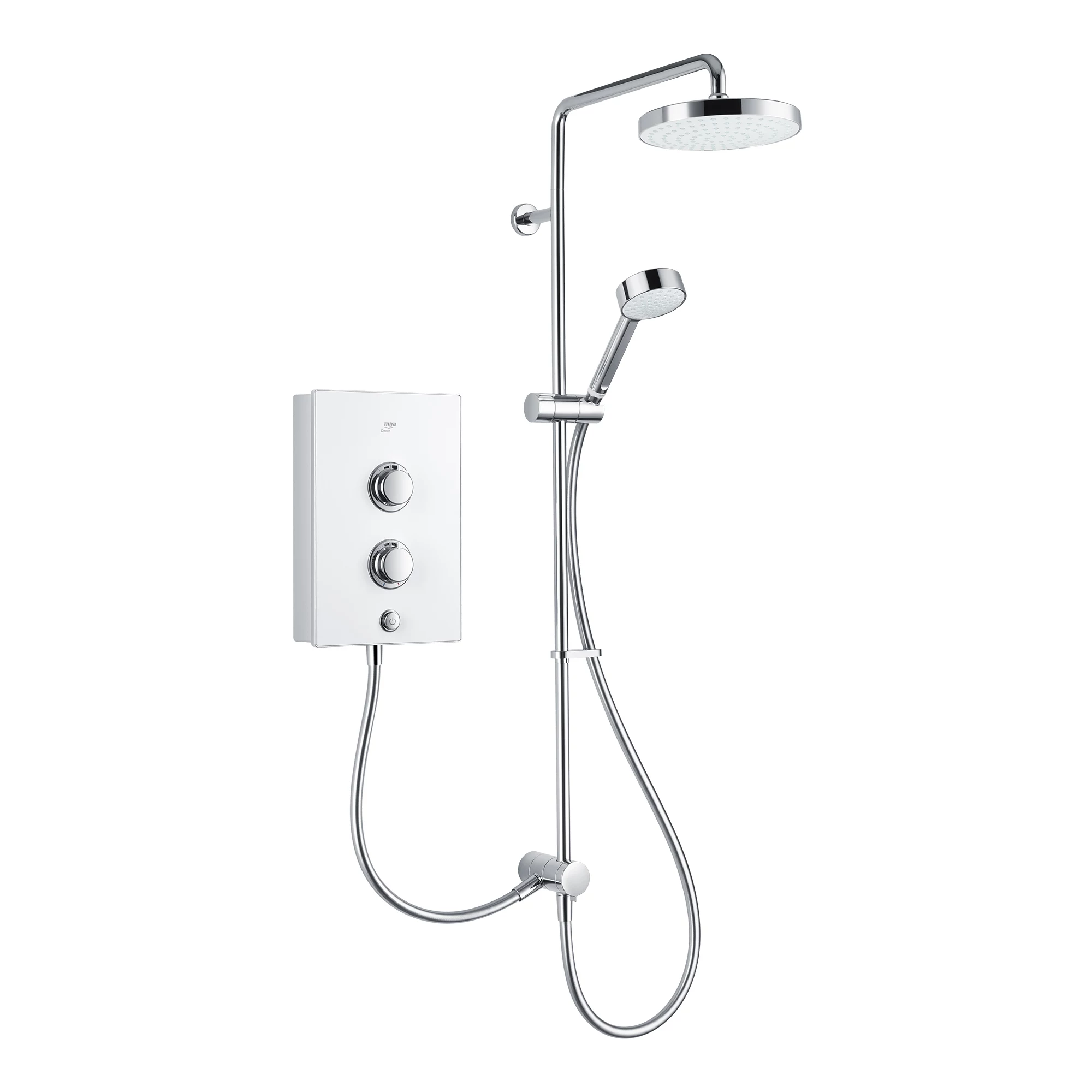 Mira Decor Dual White Electric Shower, 10.8kW 5 Mira Decor Dual White Electric Shower, 10.8kW - Image 3