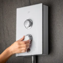 Mira Decor Dual White Electric Shower, 10.8kW 39 Mira Decor Dual White Electric Shower, 10.8kW -Crystal Bathware mira decor dual white electric shower 10 8kw5013181104776 10i bq