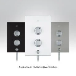 Mira Decor White Electric Shower, 8.5kW 18 Mira Decor White Electric Shower, 8.5kW -Crystal Bathware mira decor white electric shower 8 5kw5013181104752 10c bq