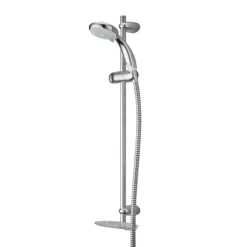 Mira Nectar 4-spray Pattern White Chrome Effect Shower Riser Rail Kit -Crystal Bathware mira nectar 4 spray pattern white chrome effect shower riser rail kit5013181049534 07i bq