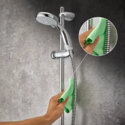 Mira Nectar 4-spray Pattern White Chrome Effect Shower Riser Rail Kit -Crystal Bathware mira nectar 4 spray pattern white chrome effect shower riser rail kit5013181049534 08i bq