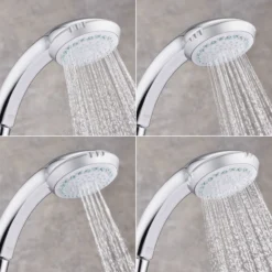 Mira Response 4-spray Pattern Chrome Effect Shower Head 26 Mira Response 4-spray Pattern Chrome Effect Shower Head -Crystal Bathware mira response 4 spray pattern chrome effect shower head5013181041675 02i bq