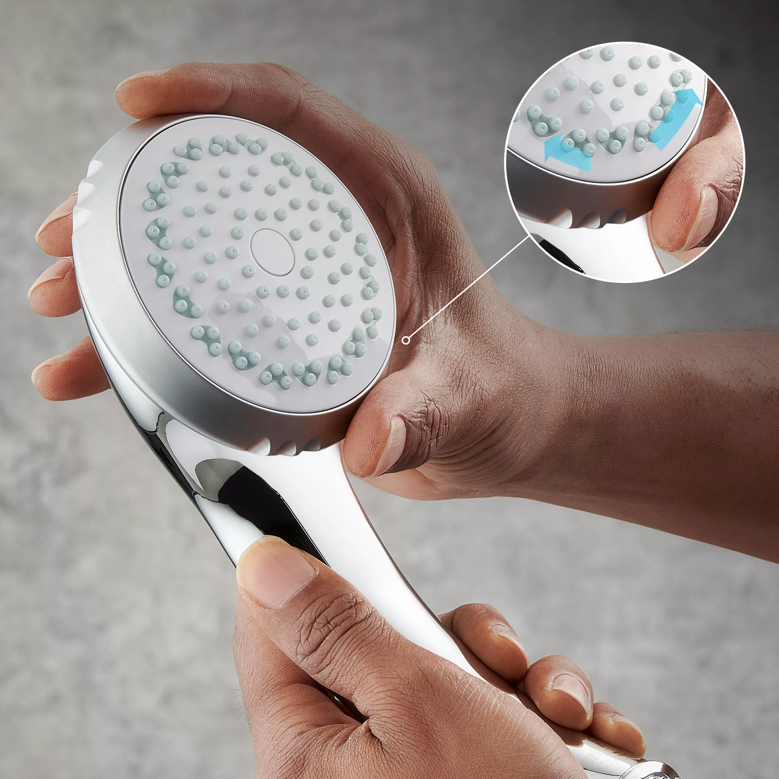 Mira Response 4-spray Pattern Chrome Effect Shower Head 10 Mira Response 4-spray Pattern Chrome Effect Shower Head - Image 8