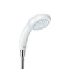 Mira Response 4-spray Pattern White Shower Head -Crystal Bathware mira response 4 spray pattern white shower head5013181041644 01bq