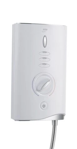 Mira Sport Max Airboost White Electric Shower, 9kW -Crystal Bathware mira sport max airboost white electric shower 9kw5013181059526 02bq