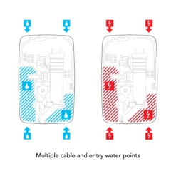 Mira Sprint Dual White Chrome Effect Electric Shower, 9.5kW -Crystal Bathware mira sprint dual white chrome effect electric shower 9 5kw5013181111729 01t bq
