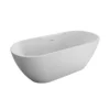 Modern Acrylic Oval White Freestanding 0 Tap Hole Bath (L)1655mm (W)750mm -Crystal Bathware modern acrylic oval white freestanding 0 tap hole bath l 1655mm w 750mm3663602161981 01c bq