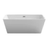 Modern Acrylic Rectangular White Freestanding 0 Tap Hole Bath (L)1700mm (W)800mm 2 Modern Acrylic Rectangular White Freestanding 0 Tap Hole Bath (L)1700mm (W)800mm -Crystal Bathware modern acrylic rectangular white freestanding 0 tap hole bath l 1700mm w 800mm3663602161998 02c