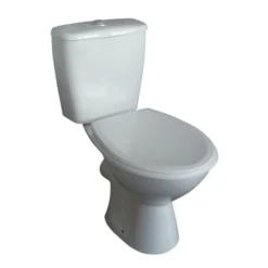 Plumbsure Bodmin White Close-coupled Toilet With Standard Close Seat