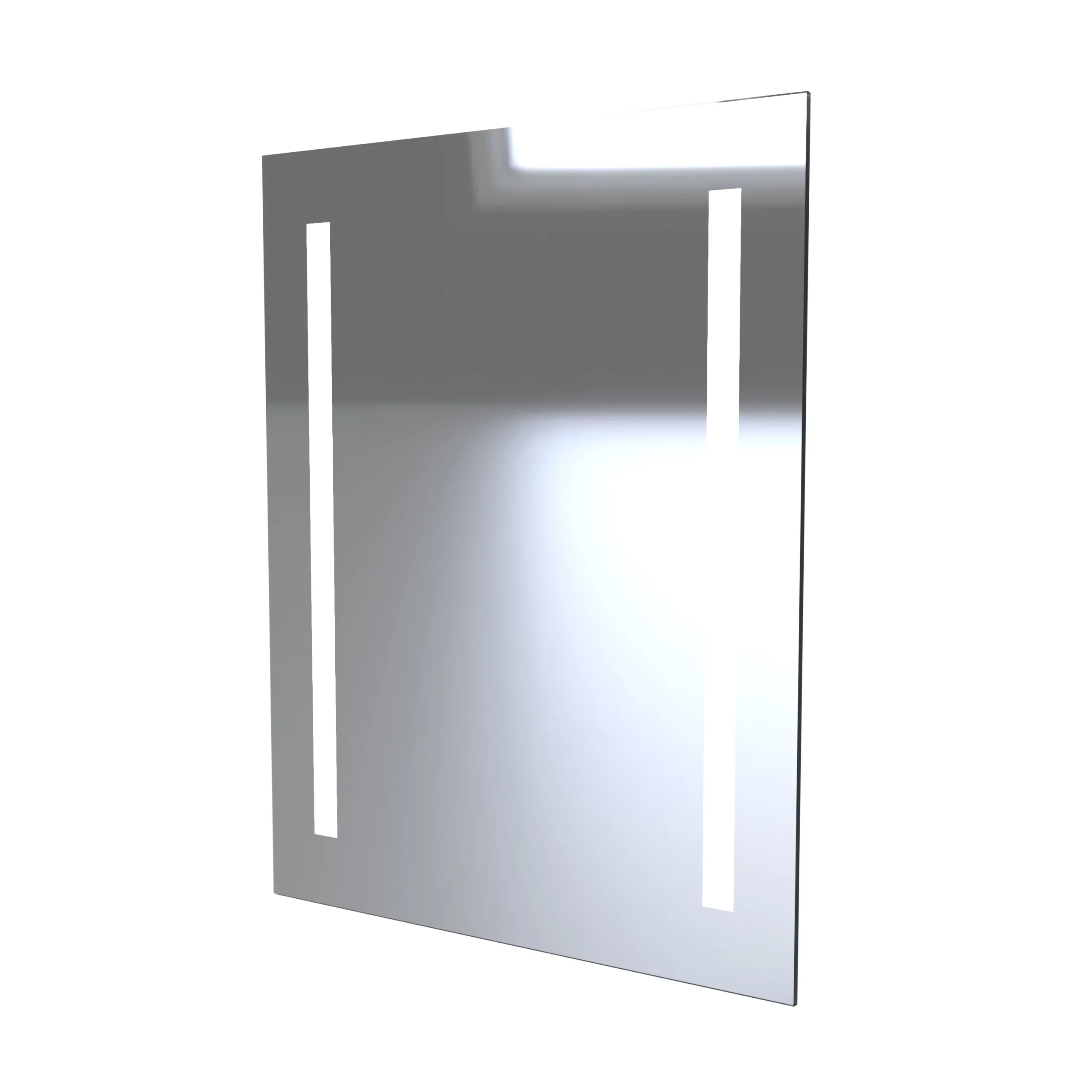 Sensio Ester Plus White Rectangular Wall-mounted Bathroom & WC Illuminated Mirror (H)65cm (W)50cm 3 Sensio Ester Plus White Rectangular Wall-mounted Bathroom & WC Illuminated Mirror (H)65cm (W)50cm