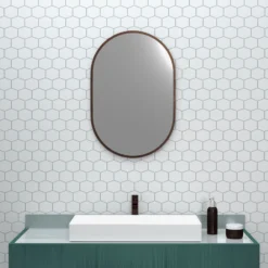 Sensio Fern Dark Bronze Rectangular Framed Non Illuminated Bathroom Mirror (H)600mm (W)400mm 10 Sensio Fern Dark Bronze Rectangular Framed Non Illuminated Bathroom Mirror (H)600mm (W)400mm -Crystal Bathware sensio fern dark bronze rectangular framed non illuminated bathroom mirror h 600mm w 400mm5060522088967 02i bq