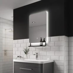 Sensio Harbour Black Rectangular Frameless Illuminated Colour-changing Mirror (H)790mm (W)500mm 8 Sensio Harbour Black Rectangular Frameless Illuminated Colour-changing Mirror (H)790mm (W)500mm -Crystal Bathware sensio harbour black rectangular frameless illuminated colour changing mirror h 790mm w 500mm5060522085812 04c bq